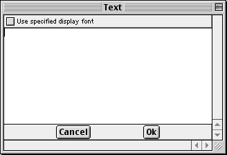 A Text Editing Window